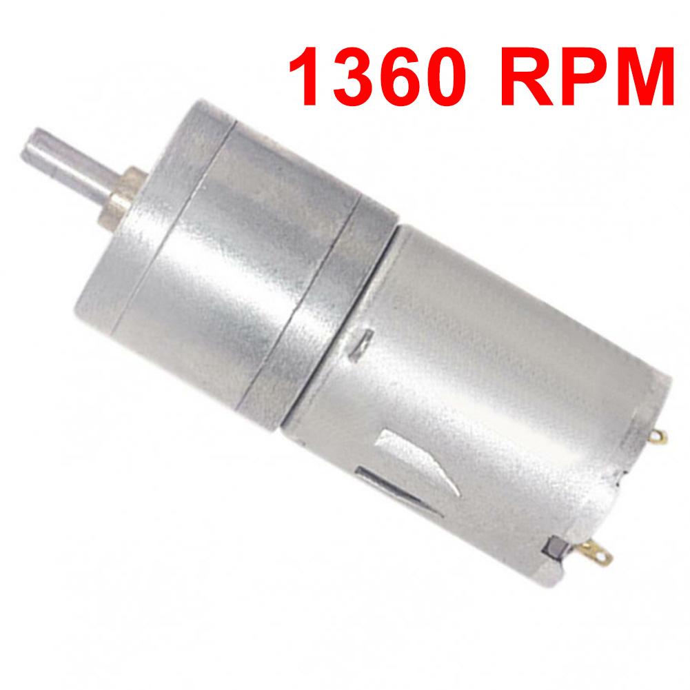 JGA25-370 12V Мотор-редуктор Двигатель постоянного тока Электрический мотор-редуктор Высокий крутящий момент Металлическая шестерня Редуктор постоянного тока Бытовая техника 22 об/мин 26 об/мин