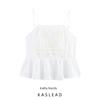 Kaslead New Women Clothes Western Style Fashion Bowknot Decoration Embroidery Flower Top 0881049