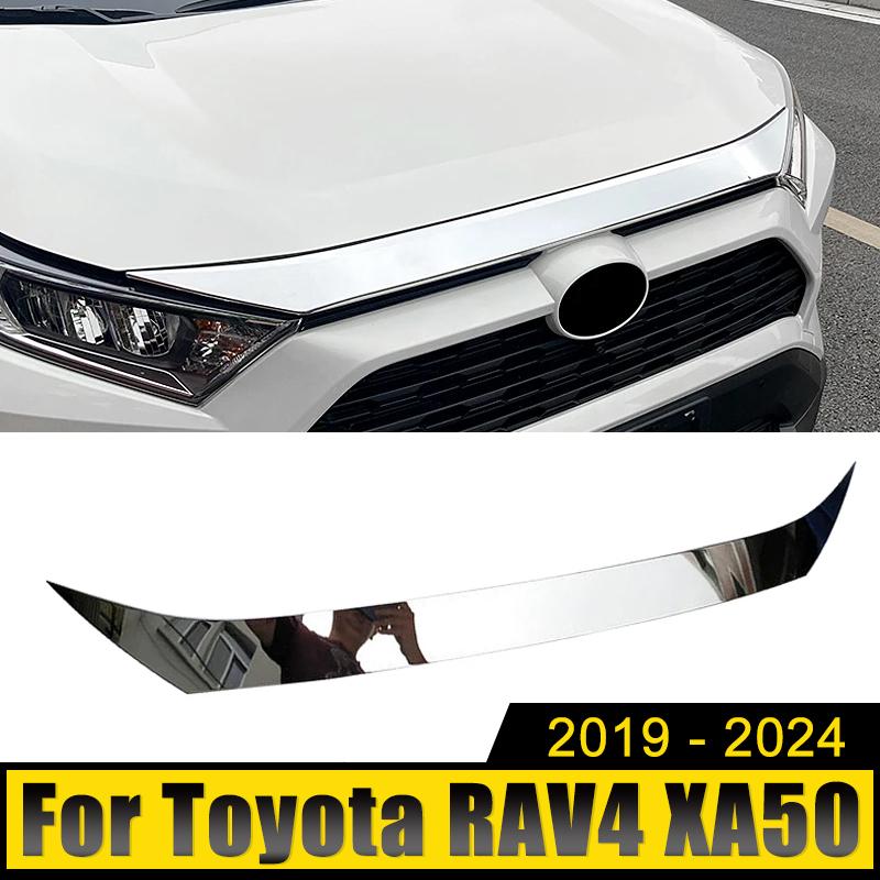 Для Toyota RAV4 XA50 2019 2020 2024 2024 2024 2024 RAV 4 Hybrid Car Передний капот двигателя Декоративная накладка Наклейка