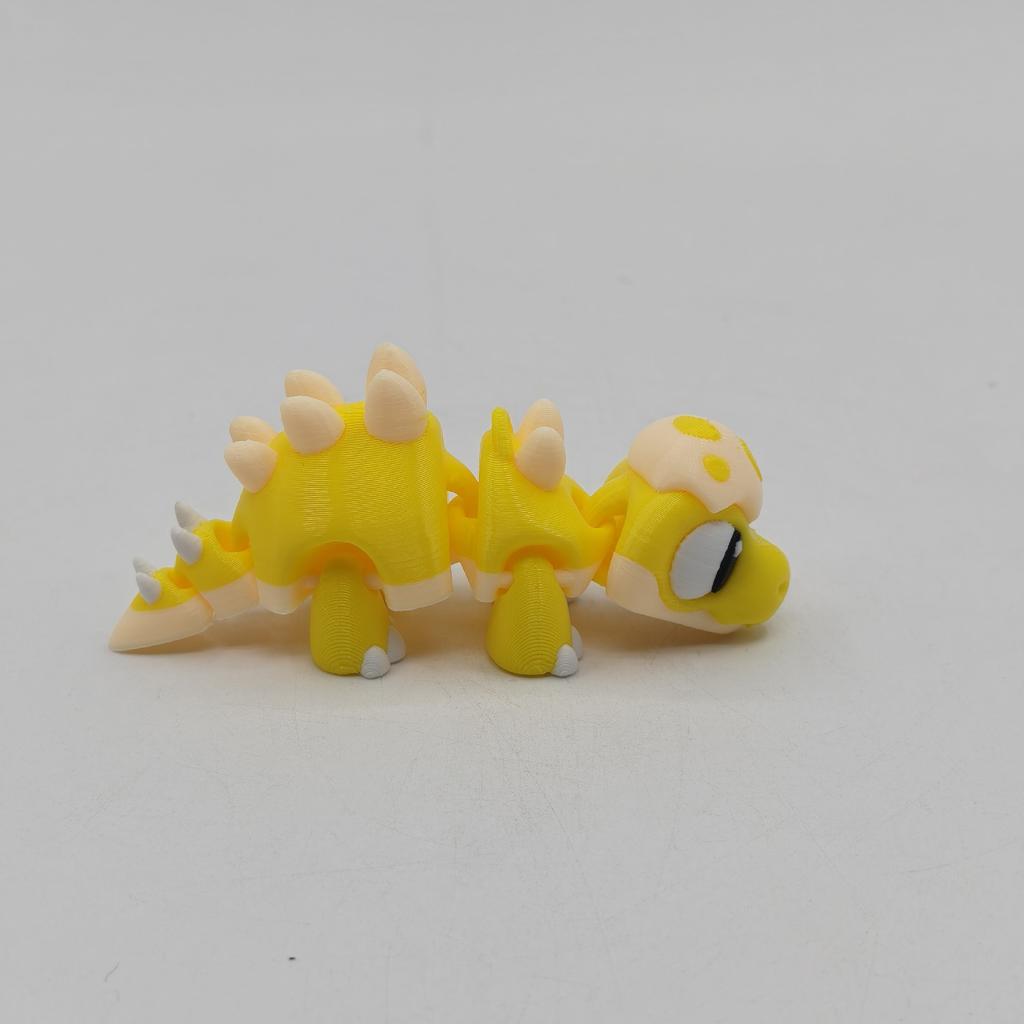 3D-печатная милая фигурка детеныша динозавра в скорлупе, игрушки, украшение для дома, подвижные суставы, реалистичные глаза, животное, настольный декор, подарок для детей