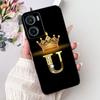 For Motorola Moto G05 Case Moto E15 Cover Fashion Initial Letters Black Silicone Soft Cover For MotoG05 G 05 MotoE15 E 15 Bumper