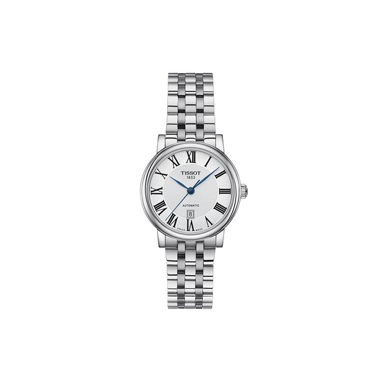 Tissot Kason Zen I Collection Механический механизм 50 метров Водонепроницаемость Женские часы 30 мм Белый циферблат T1222071103300-