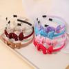 1PC Exquisite Butterfly Hairband Simulated Pearl Children's Hair Hoop Daily Hair Binding Lovely Girl Accessories Gift