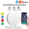 Tuya Zigbee Smart Wireless Scene Button Switch Remoter Multi-scene Linkage ConSupport Alexa Goolge Home Voice Assitant