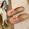 Ballet Flats Women Pu Leather Shoe Women Narrow Band Loafers Silver Gold Flats Bling Bling Gold Round Toe 2024 Spring Footwear