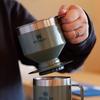 STANLEY Classic Pour-Over Green Dripper with Stainless Steel Filter, 1-4 Cups of Coffee, Ideal for Outdoor Use or Home Cafes, with Warranty