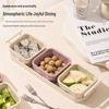 Ceramic Divided Snack & Fruit Platter Set