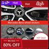 Для Mercedes Benz 4 шт. 3D 56 мм 65 мм 75 мм Для Mercedes Benz Автомобильный значок Колпачки ступицы Колеса Значок наклейки Наклейки Стайлинг a