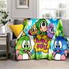 Мультяшная игра Bubble Bobble Геймер 3D Плед, Мягкий плед для дома Спальни Кровати Дивана Пикника Путешествия Офиса Покрывало Дети
