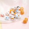 Kitty Ginger Cat Beads Cat Fortune Cat Loose Spacer Beads DIY Jewelry Accessory  Jewelry Making
