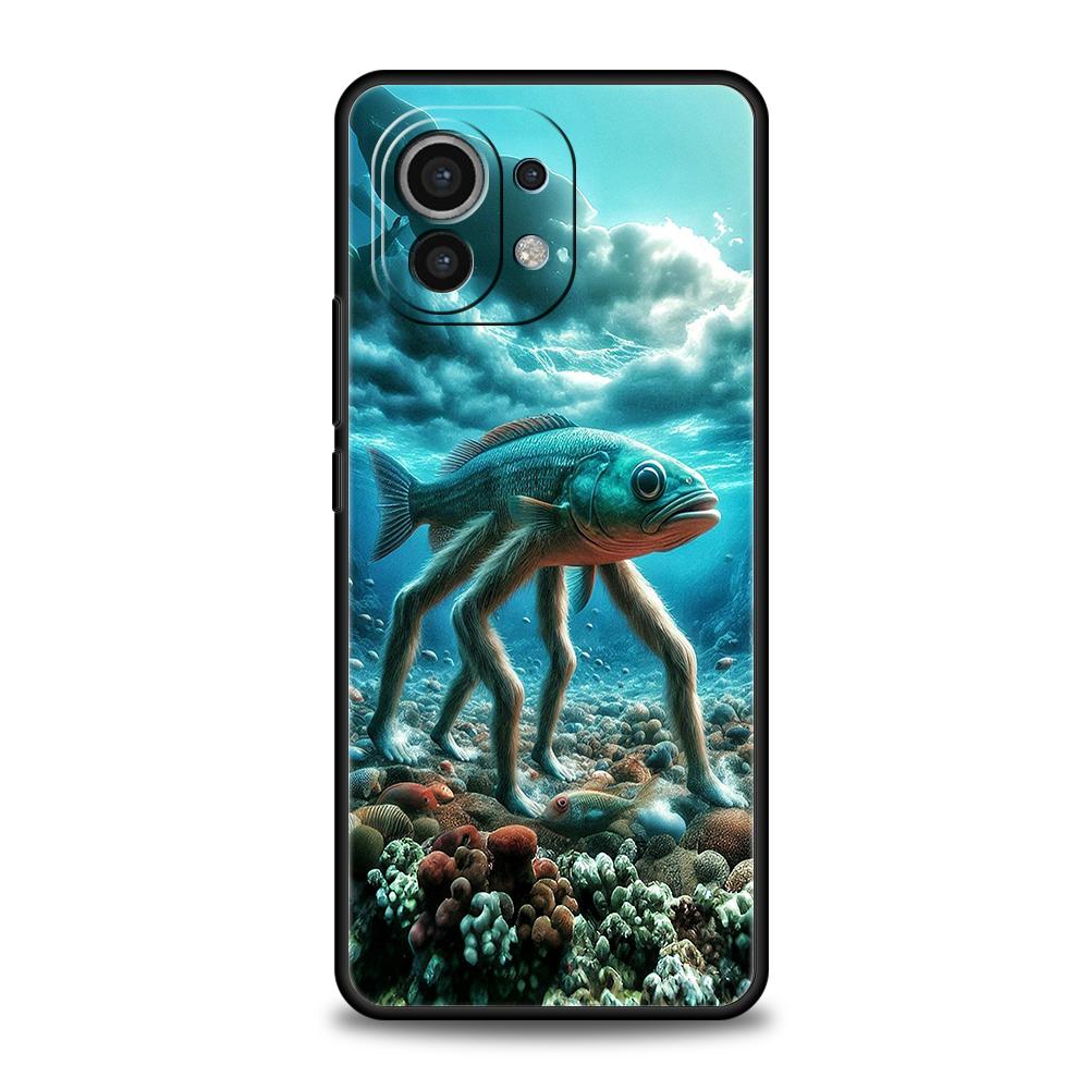 Чехол для телефона для Xiaomi Mi 17 Pro Max 15 14 13 12 11 Ultra 15T 14T 13T 12T Pro Lite Мягкий TPU корпус ITALIANO BRAINROT Животное