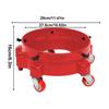 Car Wash Bucket Roller Bucket Cart Rolling Bucket Dolly 360 Swivel Bucket Storage Tray With Wheels For Car Wash Tools Accessory