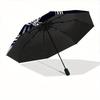 1pc Nightmare Before Christmas 8-Rib Automatic Folding Umbrella, Portable & Foldable, Casual Outdoor Use,  Outdoor Umbrella y250726034