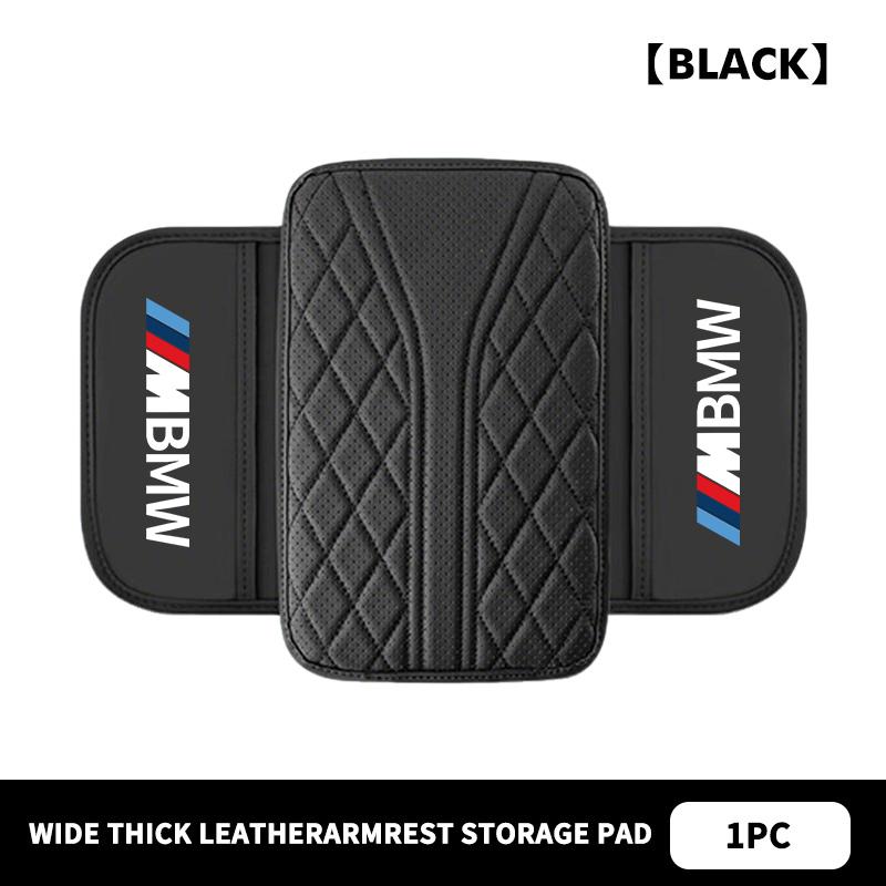 Leather Car Armrest Center Console Pad Auto Seat Arm Rest Mat For BMW Performance M E87 E30 E46 E28 F35 G20 E93 F20 X3 X UNYDV1