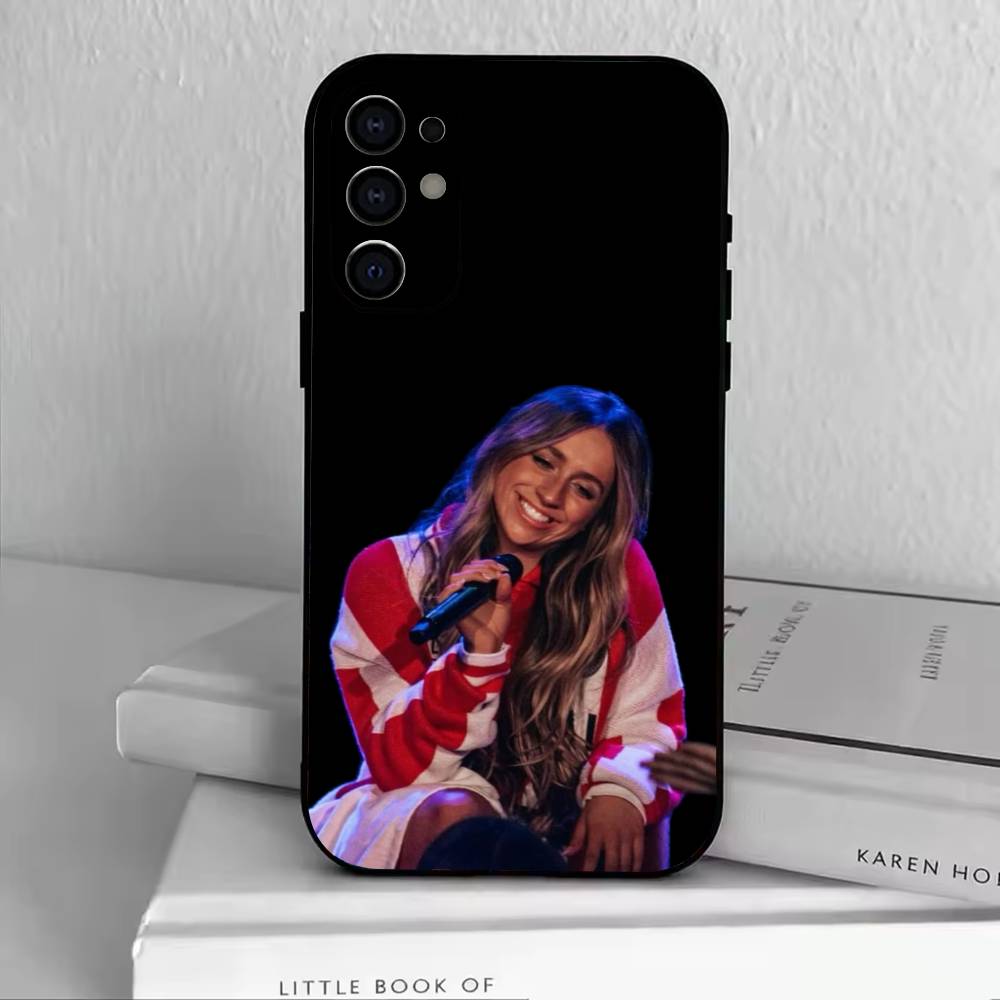 Singer-Z Tate McRae Phone Case For Samsung S25,S24,S21,S22,S23,S30,Ultra,S20,Plus,Fe,Lite,Note,10,Black Cover