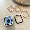 Модная металлическая защитная рамка для iWatch Series 9 8 7 6 5 4 SE Алюминиевый сплав Чехол для Apple Watch Защитная крышка 40мм 41мм 44мм 45мм
