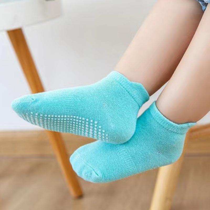 6 пар детских носков, милые нескользящие детские носки, хлопковые носки для мальчиков и девочек