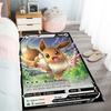 3D P0kemon Eevee Clan Cards Pattern Printed Carpets Living Room Bedroom Sofa Floor Mat Modern Large Area Decorative Rugs Gifts