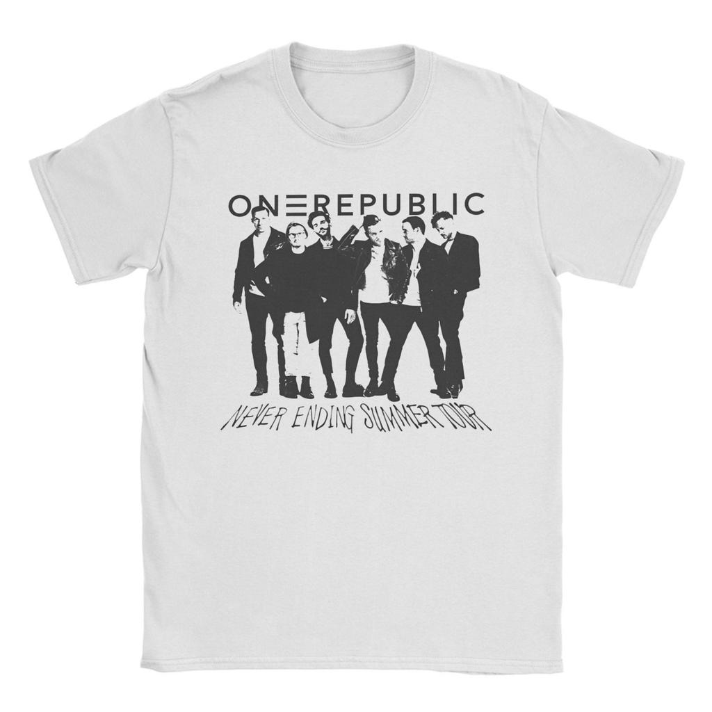 Новое поступление Футболка OneRepublic Escape To Europe 2025 Tour для мужчин и женщин Хлопковые футболки Одежда с коротким рукавом