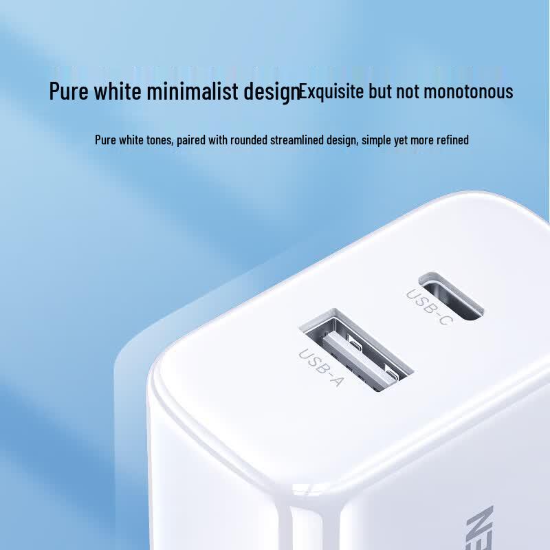 Ugreen Быстрое зарядное устройство 20 Вт PD с двумя портами USB-C и USB-A