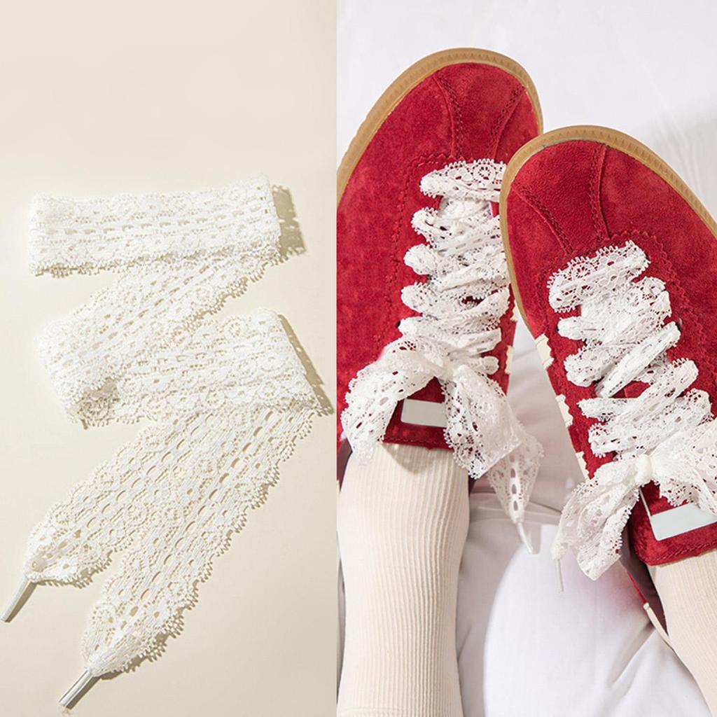 2.9СМ Ширина Фантазийные Плоские Шнурки Плетеные Шнурки Черные Белые Шнурки для Балетных Пуантов Кроссовок Повседневные Шнурки