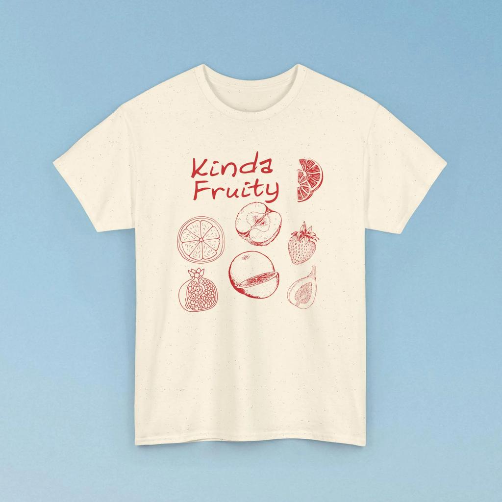 Unisexs And Unisexs Universal Summer Fruit Style Casual Fashion Loose Highquality Top Kinda Fruity Unisex Tshirt