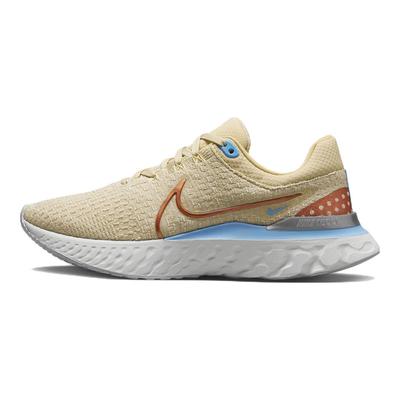 React Infinity Run Flyknit 3 Sesame Metallic Copper Женские кроссовки Коричневые овсяно-белые DX1937-200