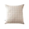 Woven-dyed Pillowcase Large Checks Deco "Gaïa Match" 60 X 60 Cm & 50 X 70 Cm "Cotton Gauze" - Gaïa Match Pampa - 60 X 60 C