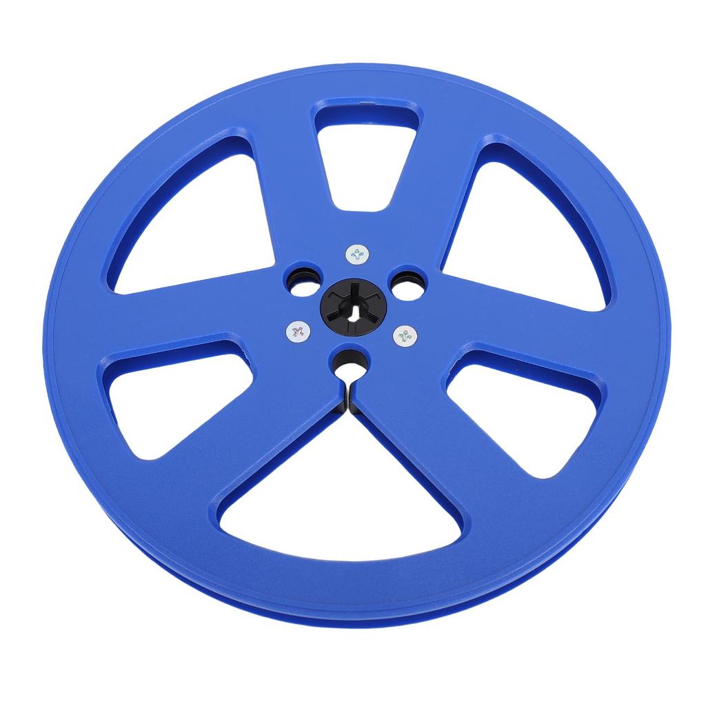 1 4 7 Inch Empty Tape Reel Fit for TEAC Reel To Reel ABS Universal Open Reel Sound Tape Empty Reel with 6 Holes Blue