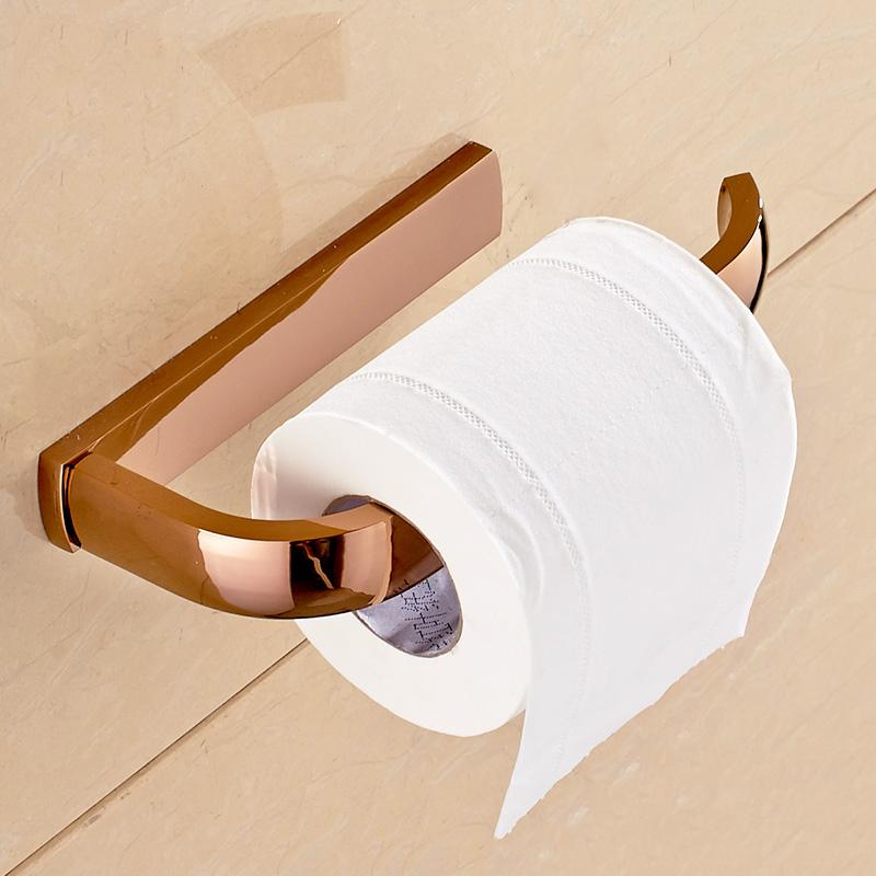 Держатель для бумаги 5 цветов, твердый латунный настенный держатель для туалетной бумаги, аксессуары для ванной комнаты, держатель для туалетной бумаги, улучшение дома F81351
