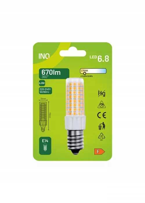 Lampa Led E14 6,8W 720Lm 2700K Okap Inq