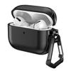 Чехол из ПУ кожи для наушников AirPods 4-го поколения Pro 3 2, ударопрочный защитный чехол для зарядного кейса наушников AirPods Pro 3 2 с брелоком