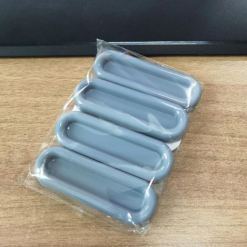 4 шт. самоклеящиеся дверные ручки овальные дверные ручки для межкомнатных дверей стеклянные окна шкафы ящики нескользящие ручки вспомогательные ручки