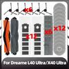 Compatible for Dreame L40 Ultra / X40 Ultra Replacement Main Side Brush HEPA Filter Mop Pad Dust Bag Spare Parts