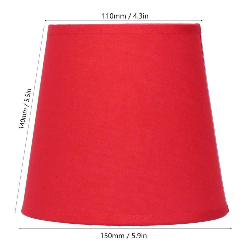 6PCS Clip On Fabric Lamp Shade Fabric Light Fixture Decorative Pendant Lamp Shade  Home Decoration
