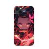 Case - Maniacase - iPhone 15 Plus - Demon Slayer Nezuko - Soft - Black - Manga Anime