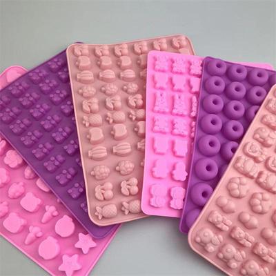 Милая мини-форма для динозавров и животных из силикона для изготовления шоколада, помадки, пудинга, желе и тортов