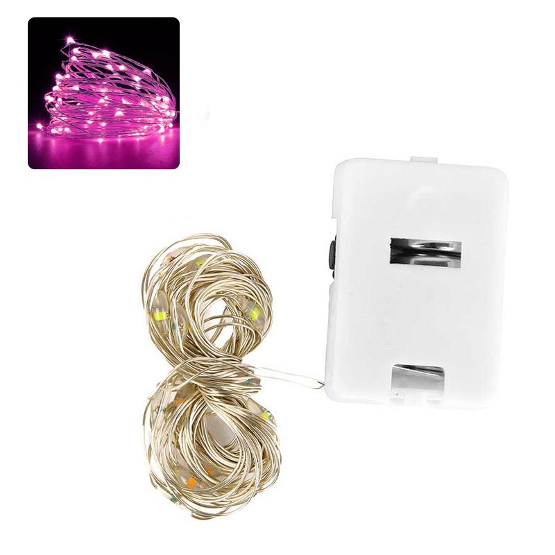 Светодиодная гирлянда, гирлянда, гирлянда, работающая от батареек, мигающая лампа, рождественская свадьба, вечеринка, фестиваль, подарочная коробка, украшения, лампы