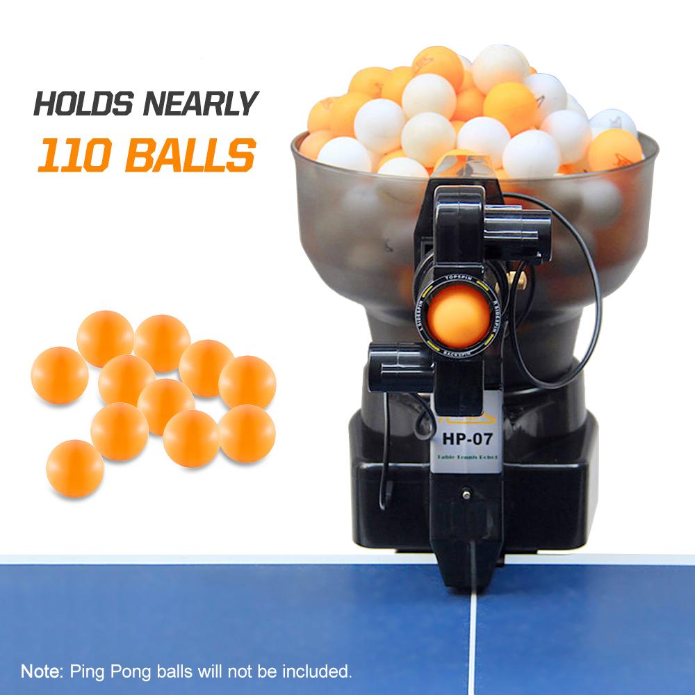 Table Tennis Robot Ping Pong Ball Machine Serves 40mm Regulation Ping Pong Balls Automatic Table