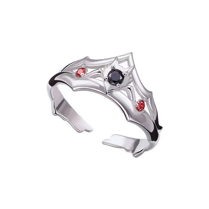 Аниме Bungo Stray Dogs Ring Nakahara Chuya Dazai Osamu Ryunosuke Nakajima Atsushi Косплей Унисекс Регулируемое ювелирное кольцо для вечеринки