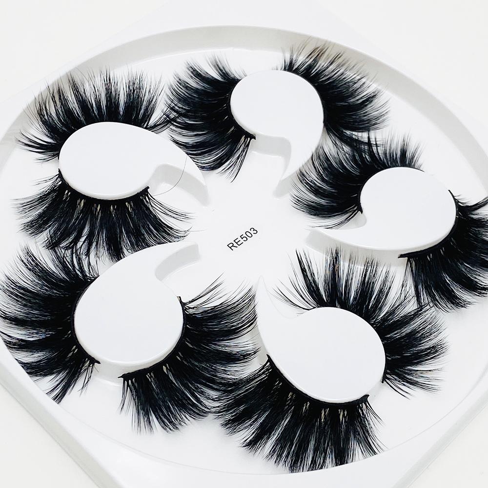 Cruelty-free Wispies Fluffies 3D Faux Mink Lash Thick Long False Eyelashes Eyelashes Extension