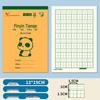 Thickened 32K Exercise Book: First Grade Math & Pinyin with Field Grid for Elementary & Kindergarten