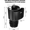JOYTUTUS Car Cup Holder Extender, 2-In-1 Cup Holder For Cars With Phone Holder, Compatible With Yeti, Compatible With Hydro Flask, Compatible With