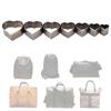 7 шт. 20-50 мм Милые формы сердечек Сделай сам Кожаное ремесло Режущая форма Вырубка для кожи