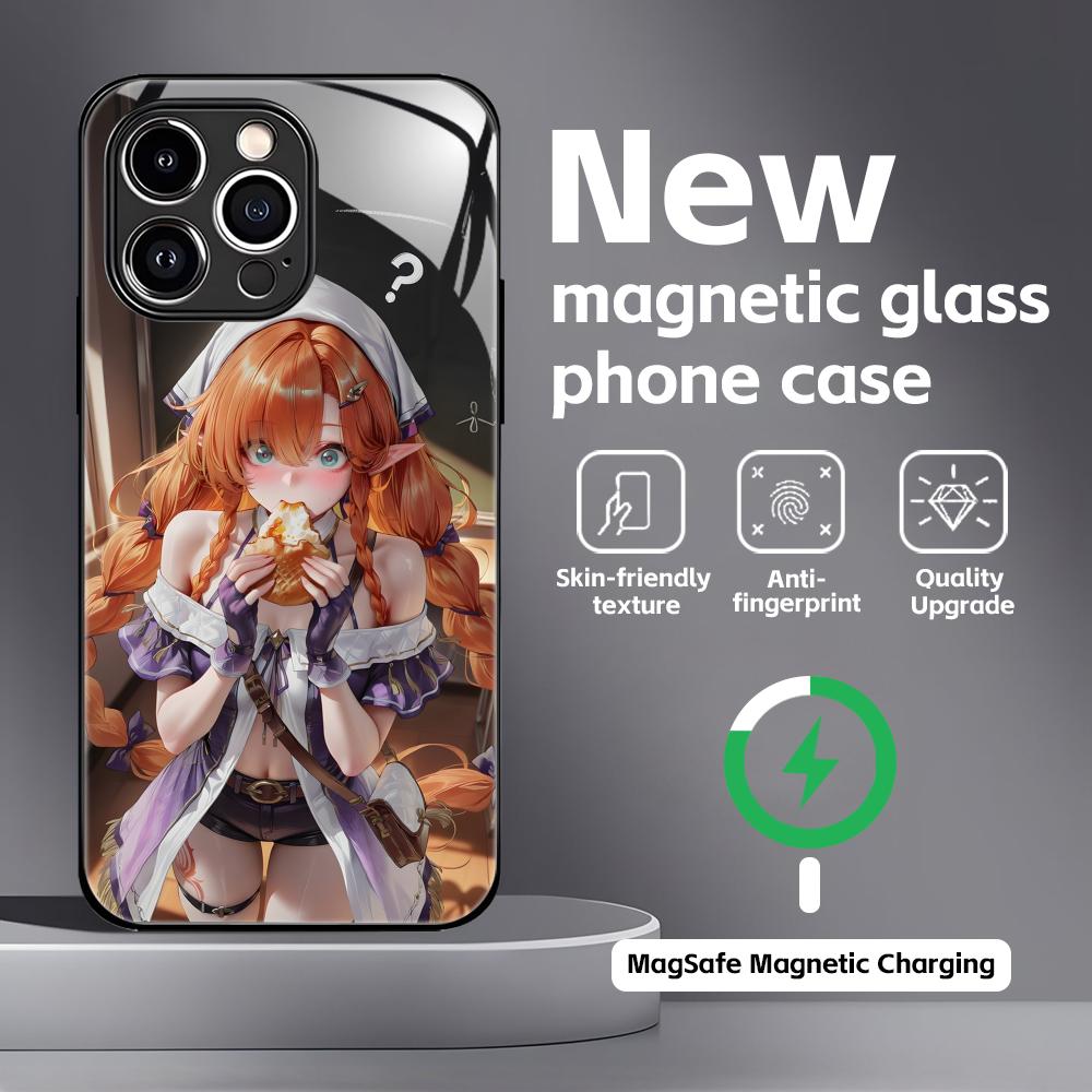 Wuthering Waves SIGRIKA Phone Case For iPhone17 16 15 14 13 12 11 X XR XS 8 Plus Mini Pro Max Glass Magnetic Case