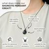 Karelian Heritage Shungite Stone Necklace Round Shungite Pendant Amulet Authentic Shungite Jewelry Shungite Protection Necklace Shield Crystal Healing