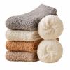 Winter Warm Home Floor Socks Solid Color Sleep Socks Comfortable Thick Sleeping Socks  Men Women