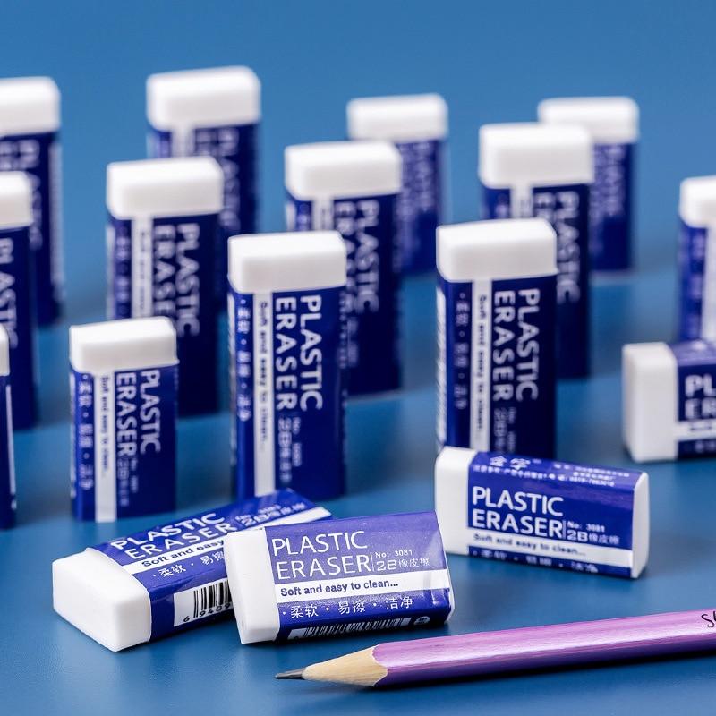 1 шт., 2B, милые новые легко чистящиеся мягкие ластики, детские резиновые кавайные канцелярские принадлежности, школьные и офисные принадлежности