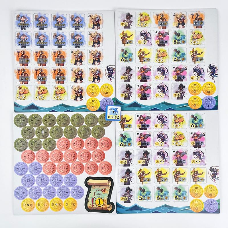 Настольная карточная игра Капитан Флип - Динамичная семейная игра для 2-6 игроков - Стратегическая настольная игра для вечеринок, веселье для всех возрастов