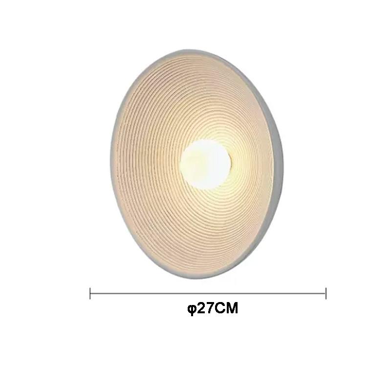 Фоновая стена в стиле ретро-ресторана, круглая прикроватная лампа в стиле дзен-чайной комнаты для проживания в семье